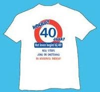 T-shirt 40 jaar